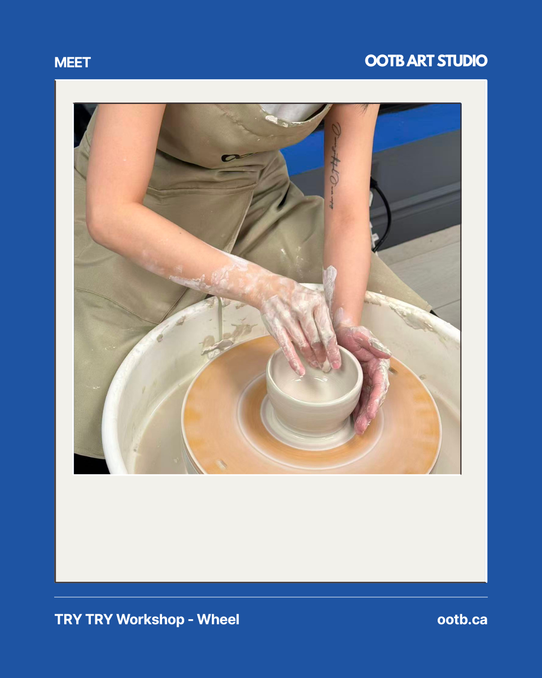 Try Wheel throwing （one time）