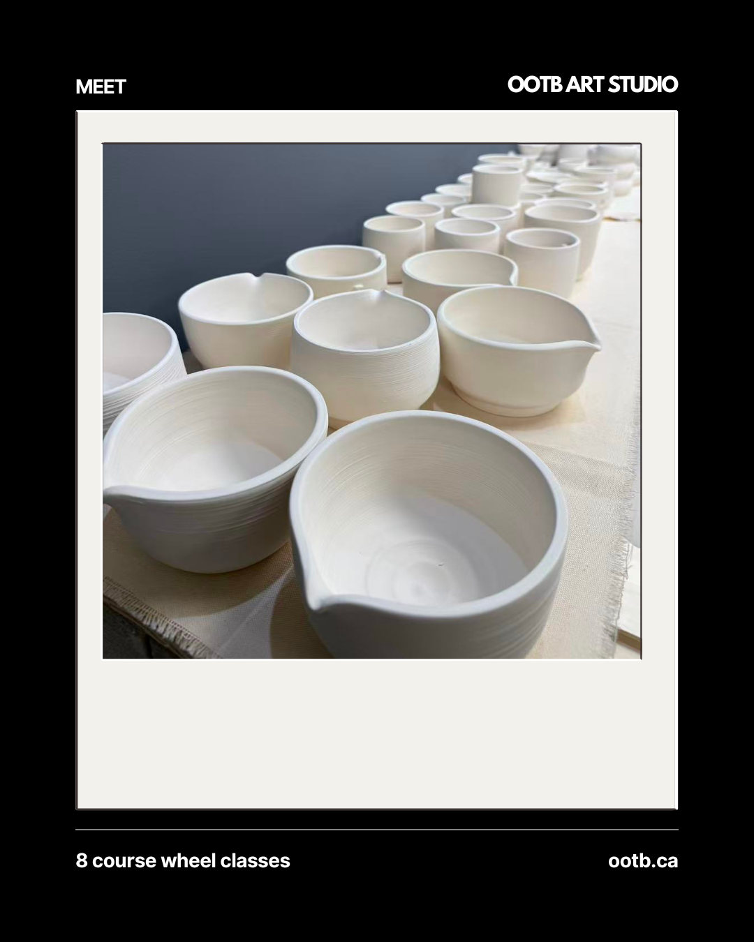 Wheel throwing （8 course classes ）