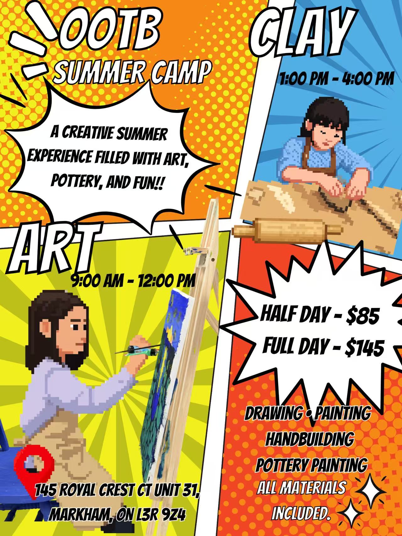 OOTB Summer Camp Art + Clay Adventure