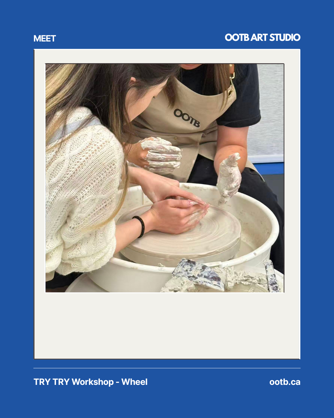 Try Wheel throwing （one time）