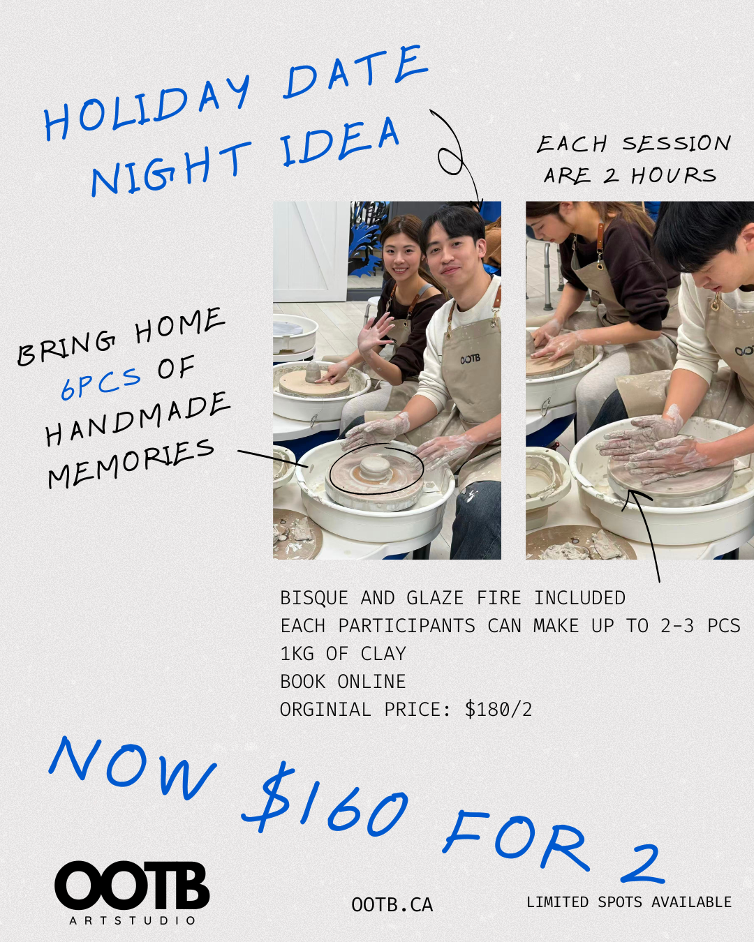 Holiday Date Idea Package for 2 Participants